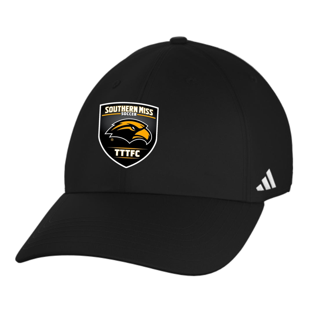 adidas Southern Miss Fundemental Relaxed Cap - Black Southern Miss - Third Coast Soccer