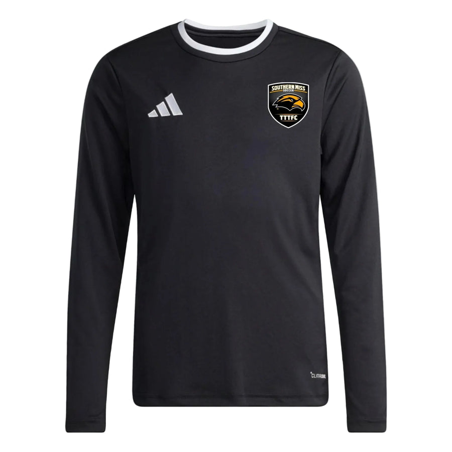 adidas Men's Southern Miss Entrada 26 LS Jersey - Black Southern Miss - Third Coast Soccer