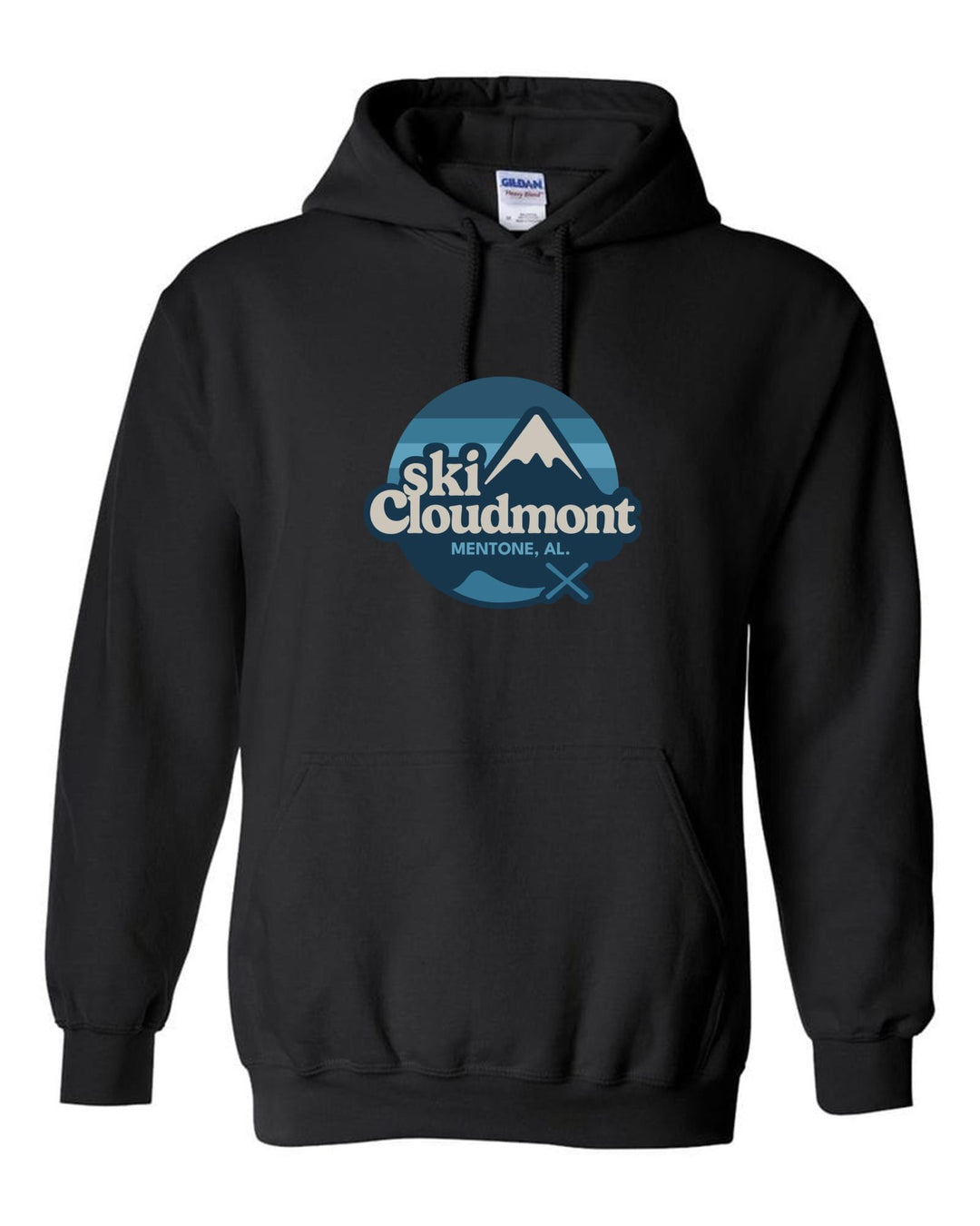 Ski Cloudmont Hooded Sweatshirt Ski Cloudmont Black Youth Small - Third Coast Soccer