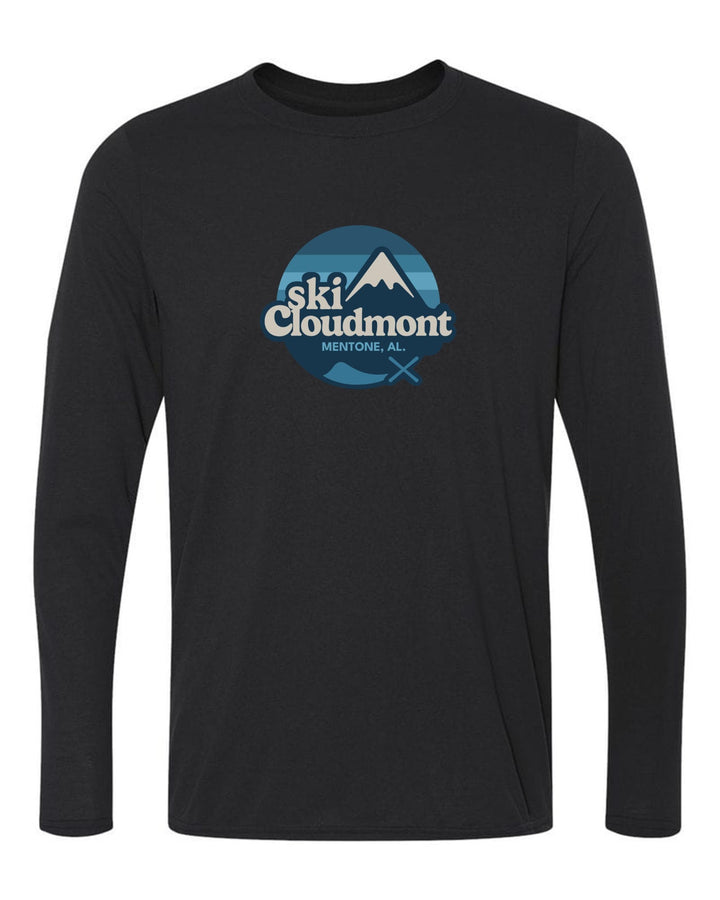 Ski Cloudmont Long-Sleeve T-Shirt Ski Cloudmont Black Youth Small - Third Coast Soccer