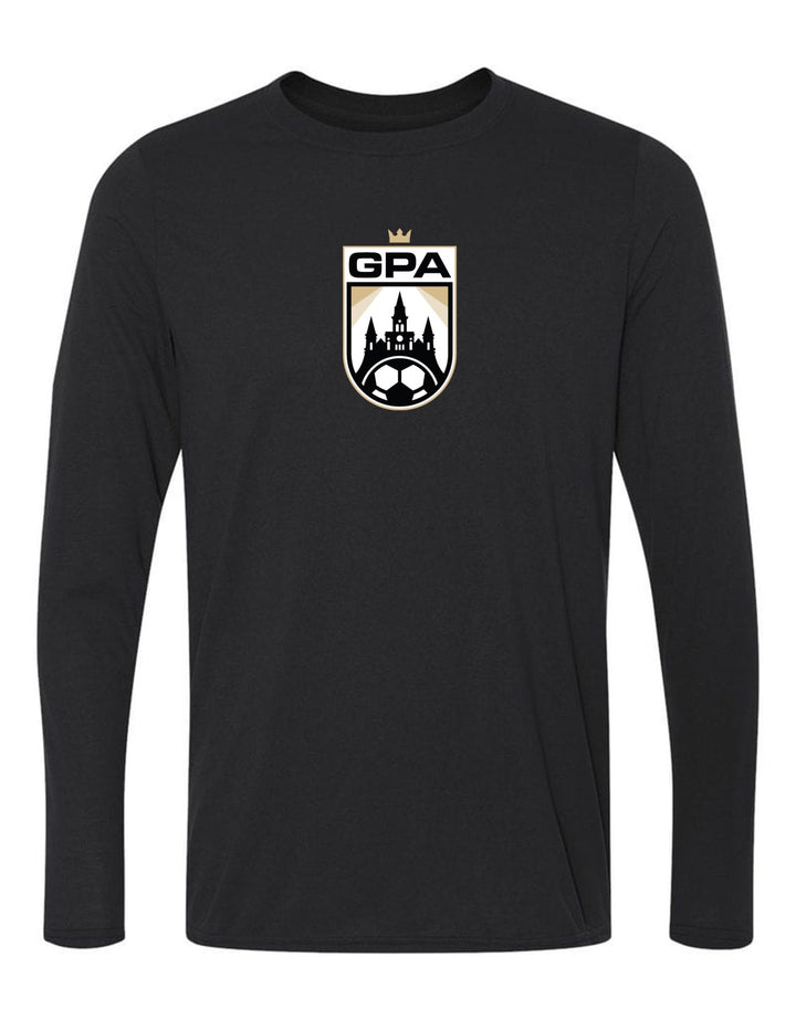 GPA Long-Sleeve T-Shirt GPA Spiritwear Black Mens Small - Third Coast Soccer