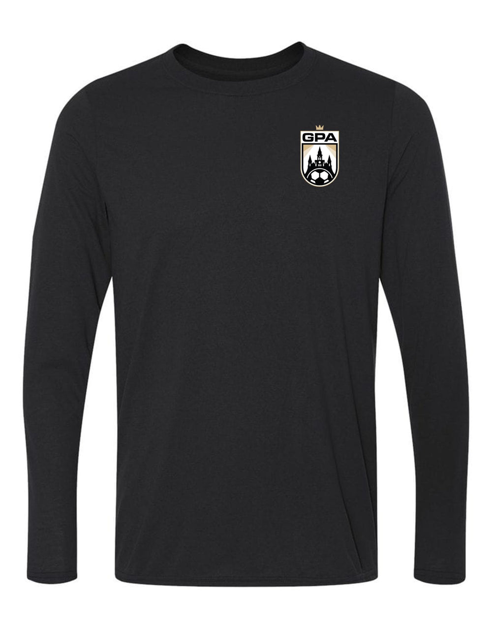 GPA Long-Sleeve T-Shirt GPA Spiritwear Black Mens Small - Third Coast Soccer