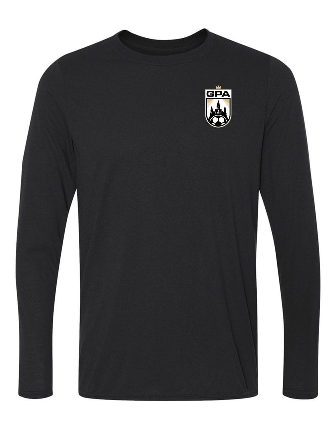 GPA Long-Sleeve T-Shirt GPA Spiritwear Black Mens Small - Third Coast Soccer