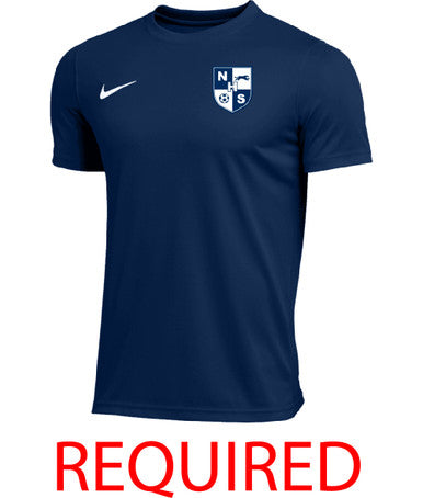 Nike Women's NHS Park VII Practice Jersey - Navy NHS Girls 23 College Navy/White Womens X-Small - Third Coast Soccer