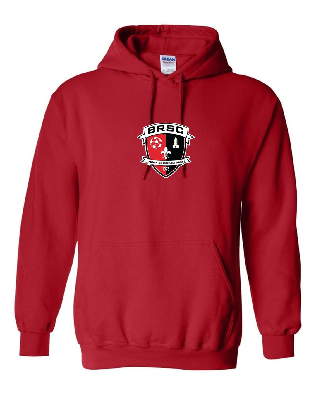 BRSC Hooded Sweatshirt BRSC Spiritwear Red Youth Small - Third Coast Soccer