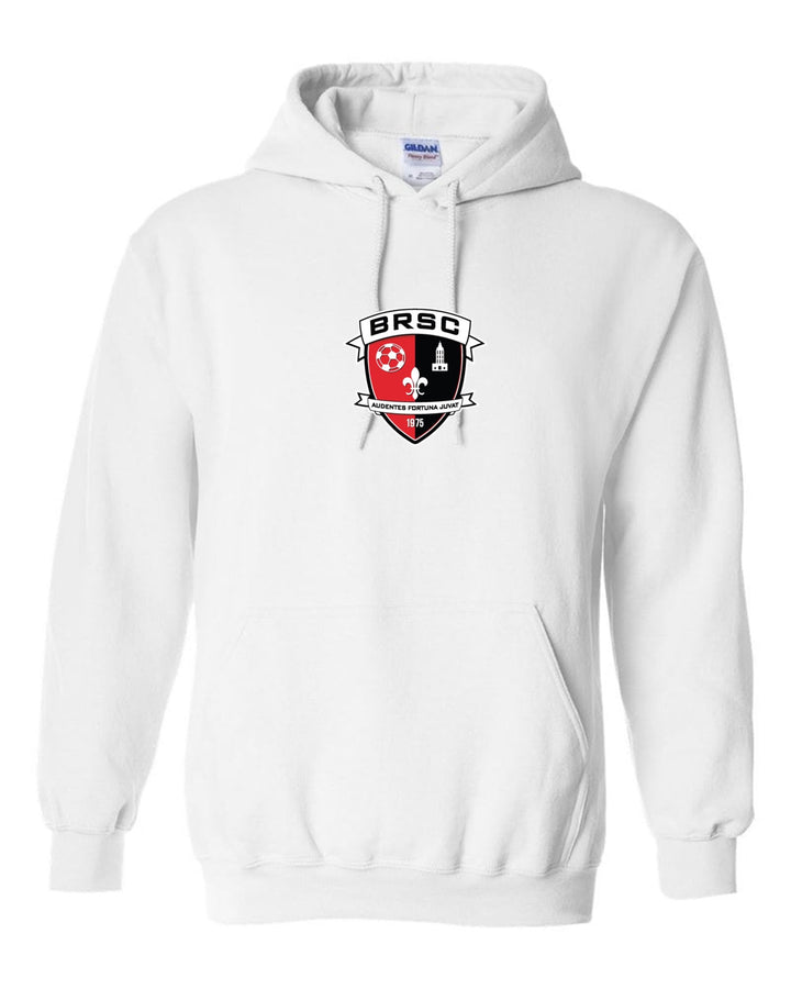 BRSC Hooded Sweatshirt BRSC Spiritwear White Youth Small - Third Coast Soccer