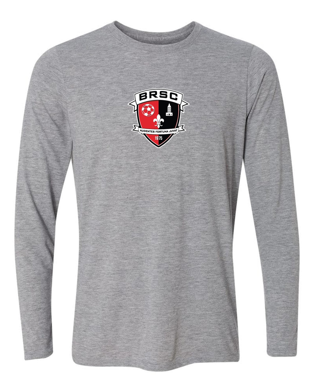 BRSC Long-Sleeve Shield T-Shirt BRSC Spiritwear Sport Grey Mens Small - Third Coast Soccer