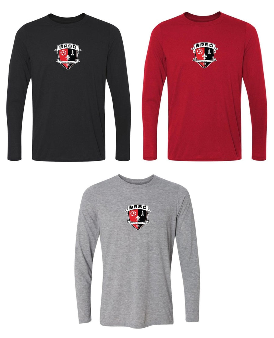 BRSC Long-Sleeve Shield T-Shirt BRSC Spiritwear   - Third Coast Soccer