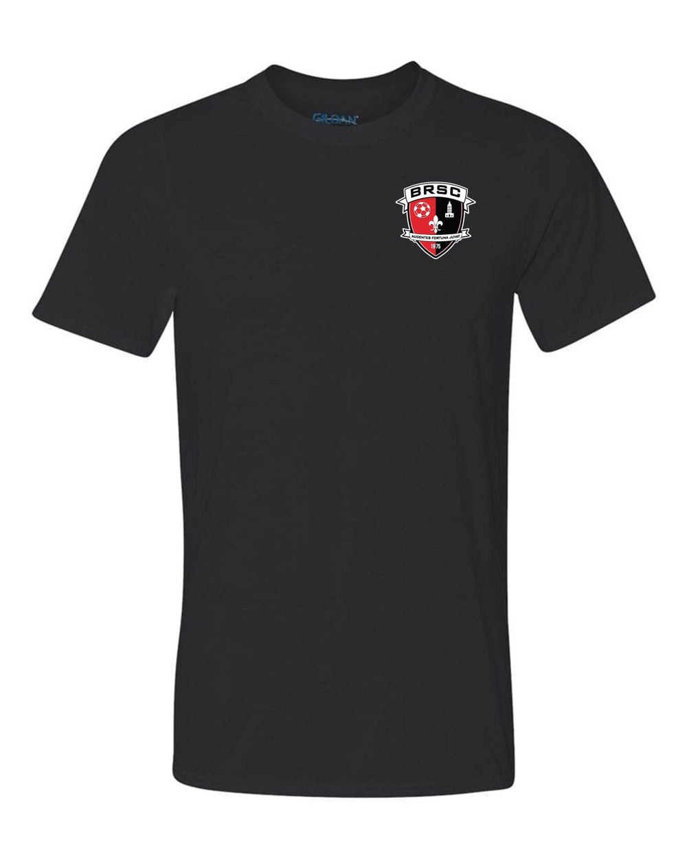 BRSC Short-Sleeve Shield T-Shirt BRSC Spiritwear Black Youth XSmall - Third Coast Soccer