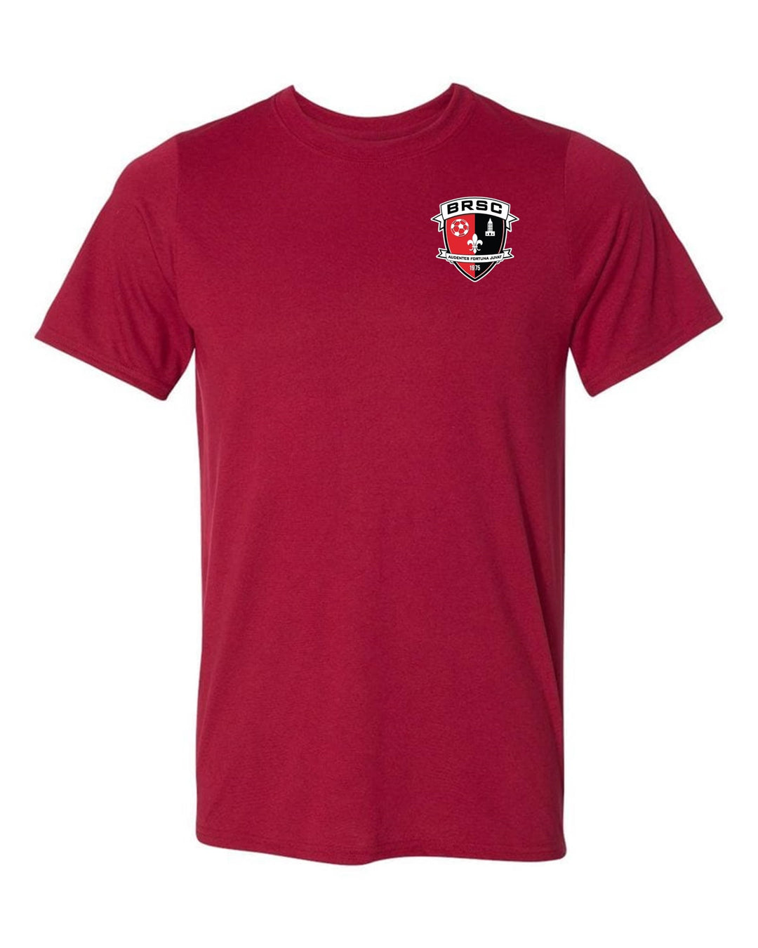 BRSC Shield T-Shirt BRSC Spiritwear Red Mens Small - Third Coast Soccer