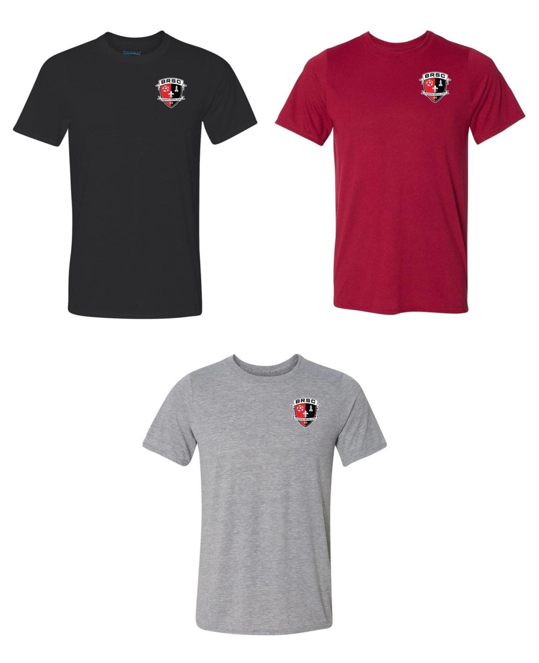 BRSC Short-Sleeve Shield T-Shirt BRSC Spiritwear   - Third Coast Soccer