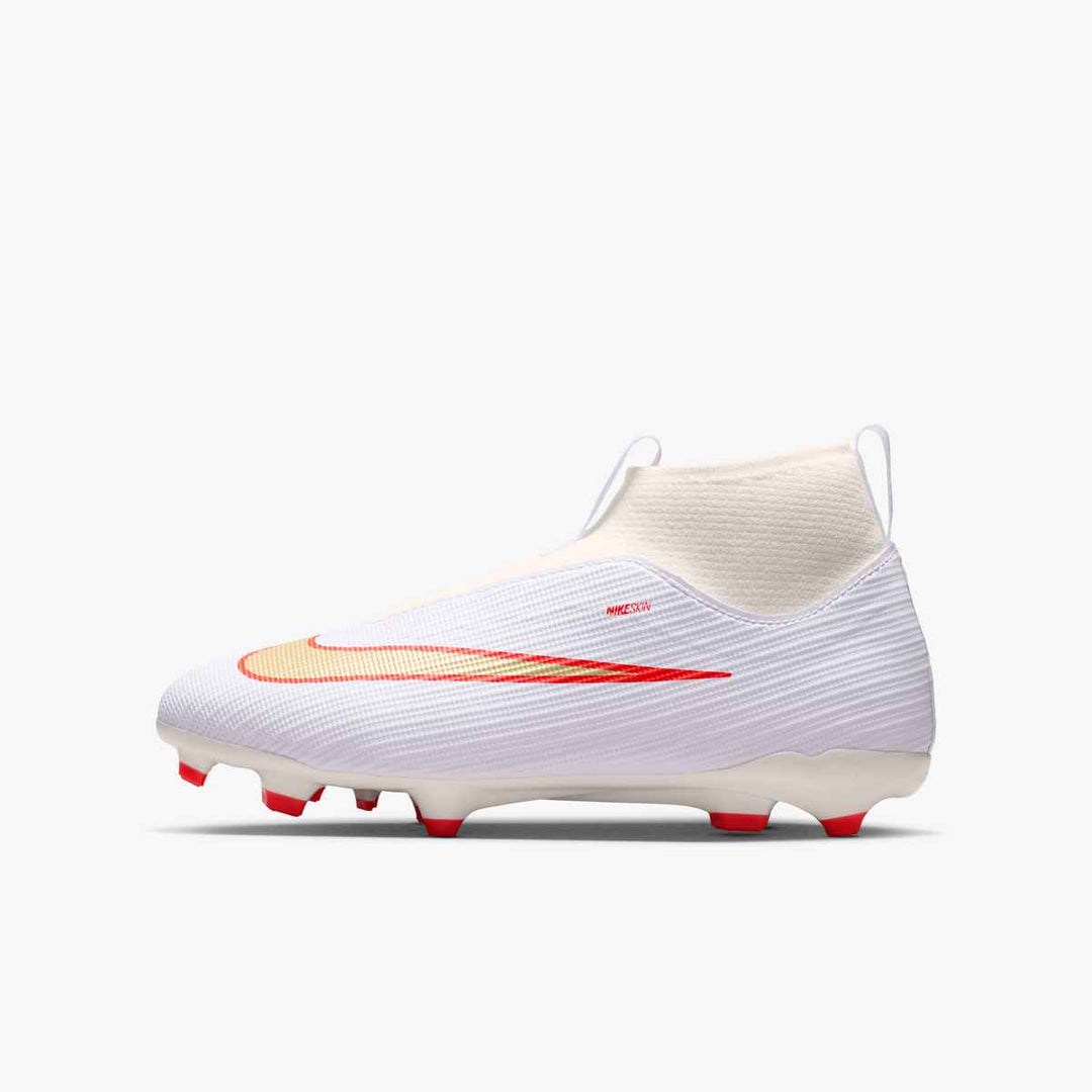 Nike Junior Mercurial Superfly 11 Academy FG/MG - White/Crimson