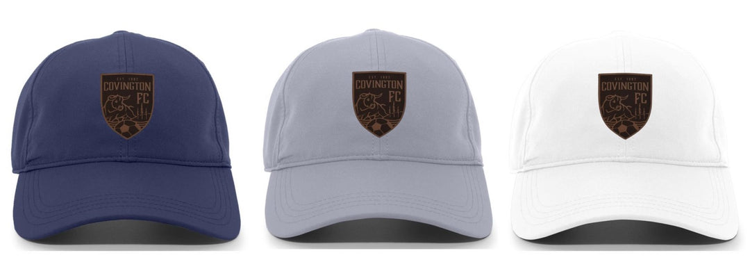 Covington FC Adjustable Cap with Leather Patch CYSA Spiritwear - Third Coast Soccer