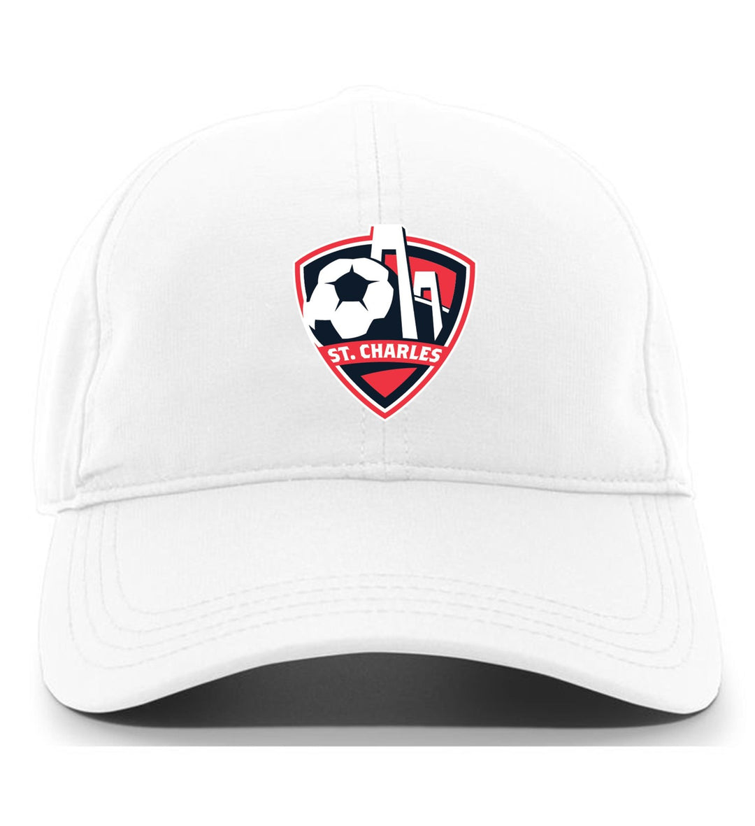 St. Charles Soccer Adjustable Cap St. Charles Soccer Spiritwear White Full Color Patch - Third Coast Soccer