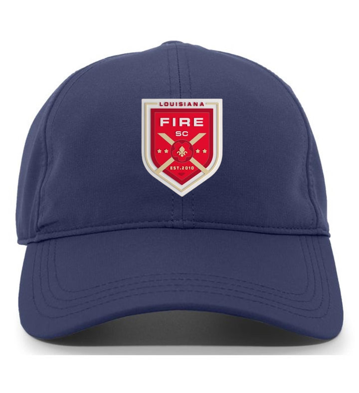 Louisiana Fire Adjustable Cap with PVC Patch Louisiana Fire Spiritwear Navy PVC Patch - Third Coast Soccer