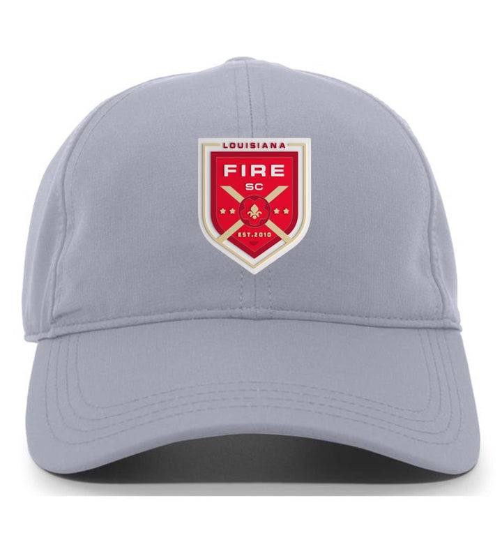 Louisiana Fire Adjustable Cap with PVC Patch Louisiana Fire Spiritwear Silver PVC Patch - Third Coast Soccer