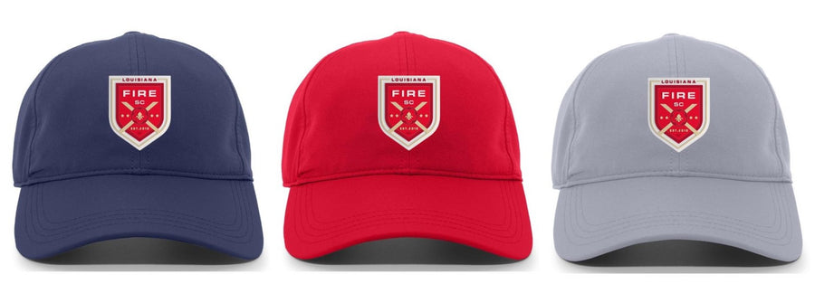 Louisiana Fire Adjustable Cap with PVC Patch Louisiana Fire Spiritwear - Third Coast Soccer