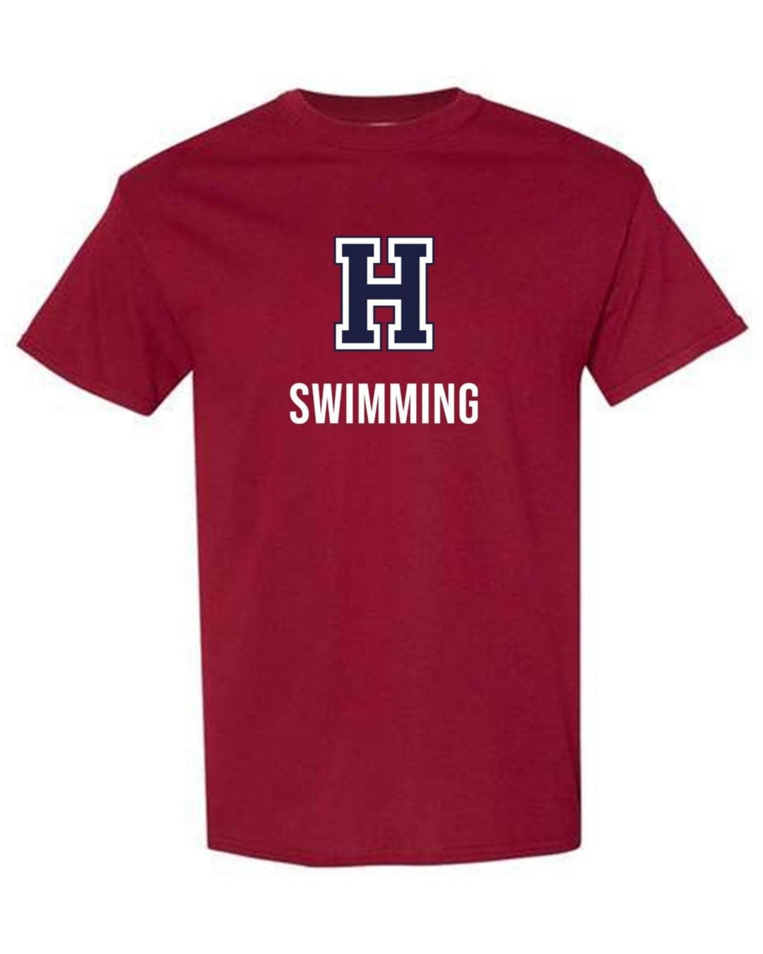 Hannan Swimming Short-Sleeve T-Shirt Hannan Swimming 24 Crimson Youth Small - Third Coast Soccer