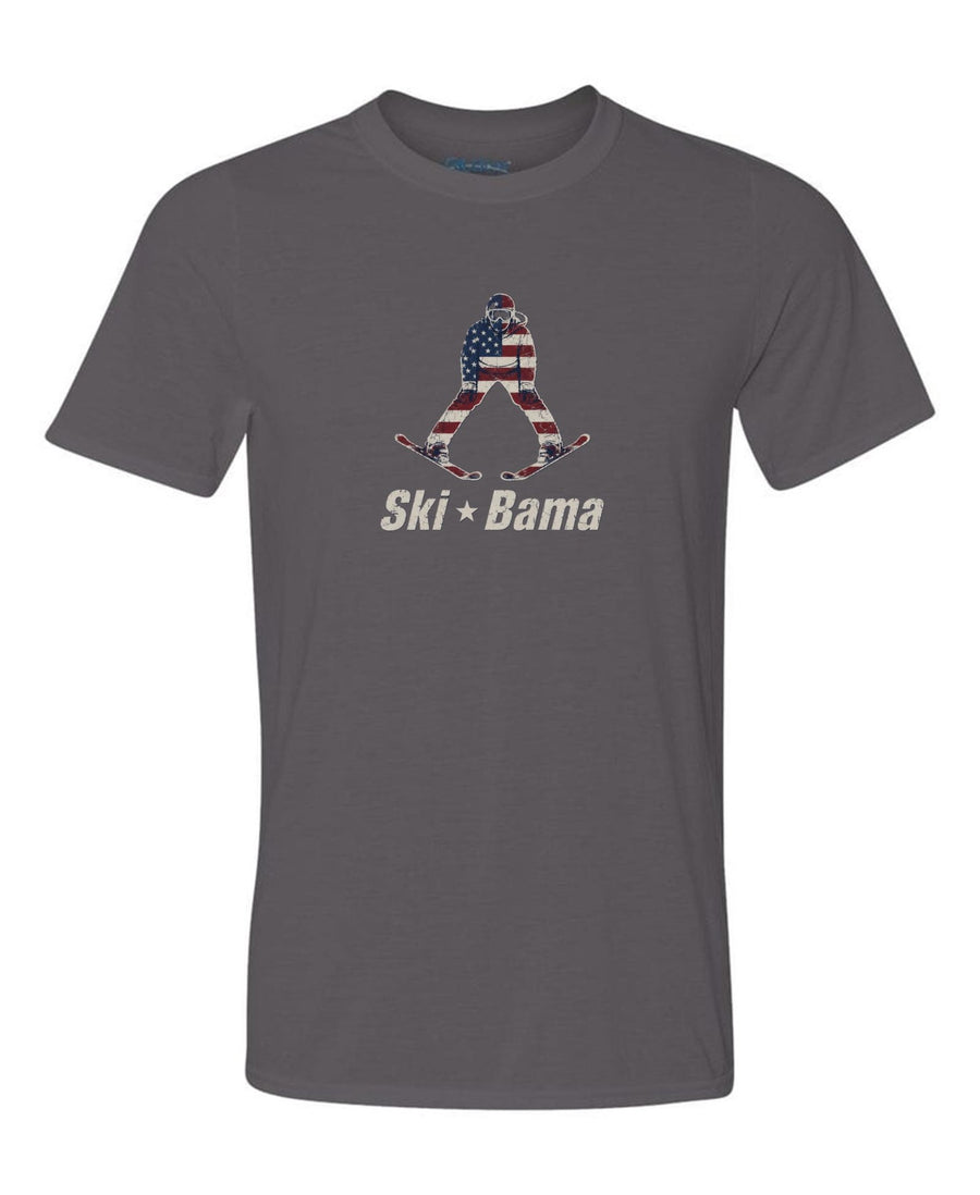 Cloudmont 250 Anniversary Skier Short-Sleeve T-Shirt Ski Bama 250 Charcoal Youth Small - Third Coast Soccer