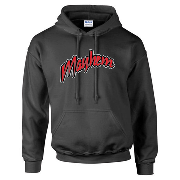 Mayhem Baseball Hooded Sweatshirt Mayham Baseball Charcoal Youth Small - Third Coast Soccer