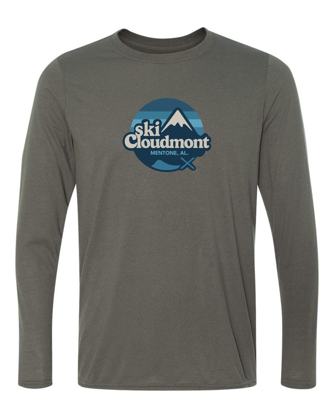 Ski Cloudmont Long-Sleeve T-Shirt Ski Cloudmont Charcoal Youth Small - Third Coast Soccer