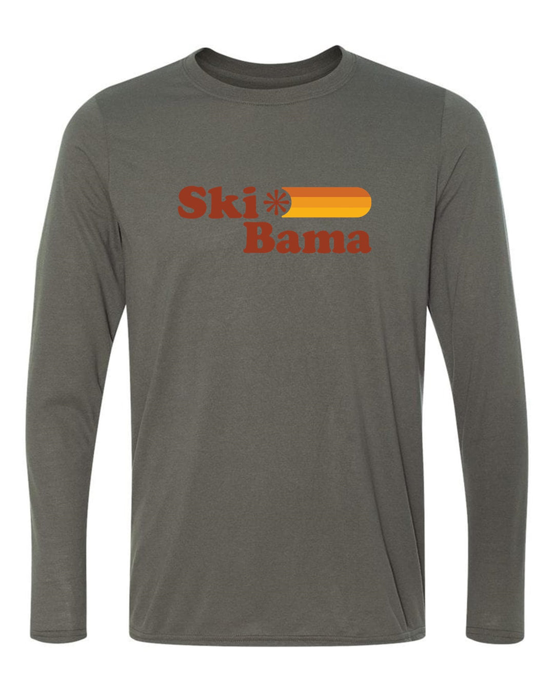 Ski Bama Long-Sleeve T-Shirt Ski Bama R Charcoal Youth Small - Third Coast Soccer