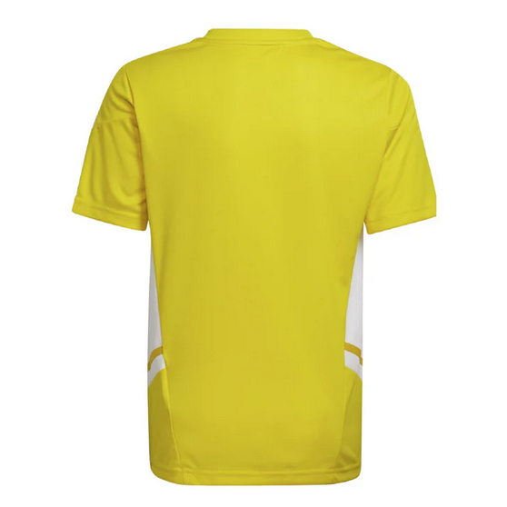 adidas Condivo 22 Jersey - Yellow/White apparel closeout - Third Coast Soccer