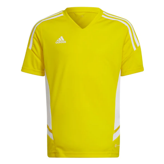 adidas Condivo 22 Jersey - Yellow/White apparel closeout - Third Coast Soccer