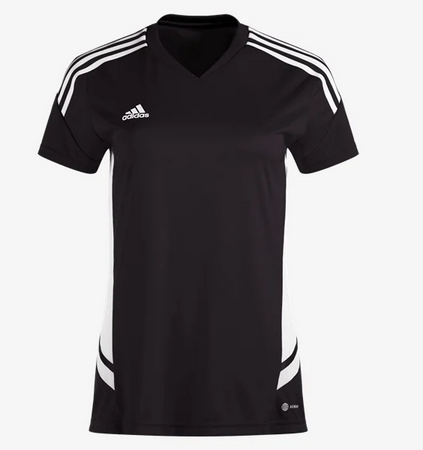 adidas Women's Condivo 22 Jersey - Black Jerseys   - Third Coast Soccer