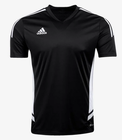 adidas Condivo 22 Jersey - Black/White Jerseys   - Third Coast Soccer