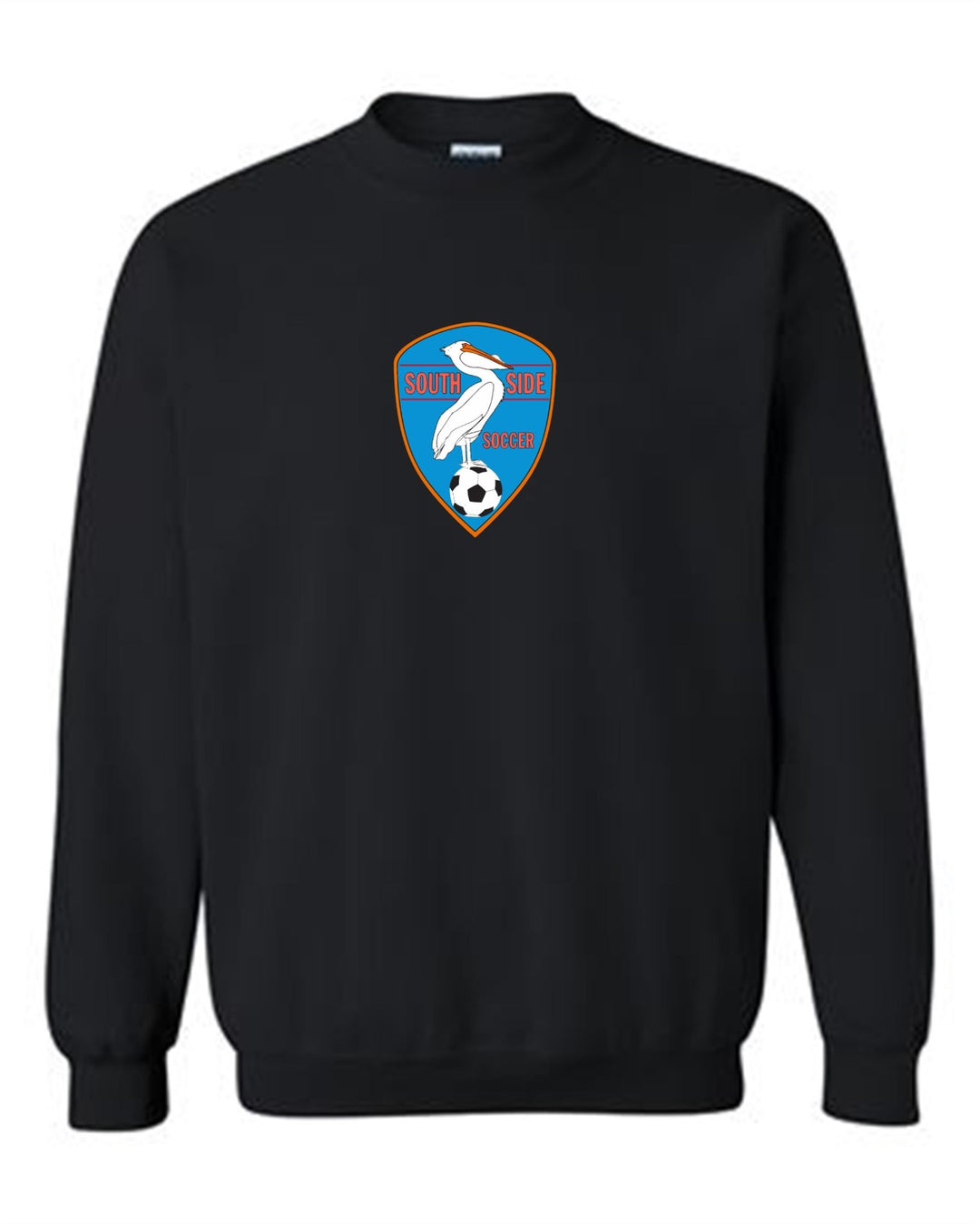 Southside Youth Soccer Crew Neck Sweatshirt SYS Spiritwear Black Youth Small - Third Coast Soccer