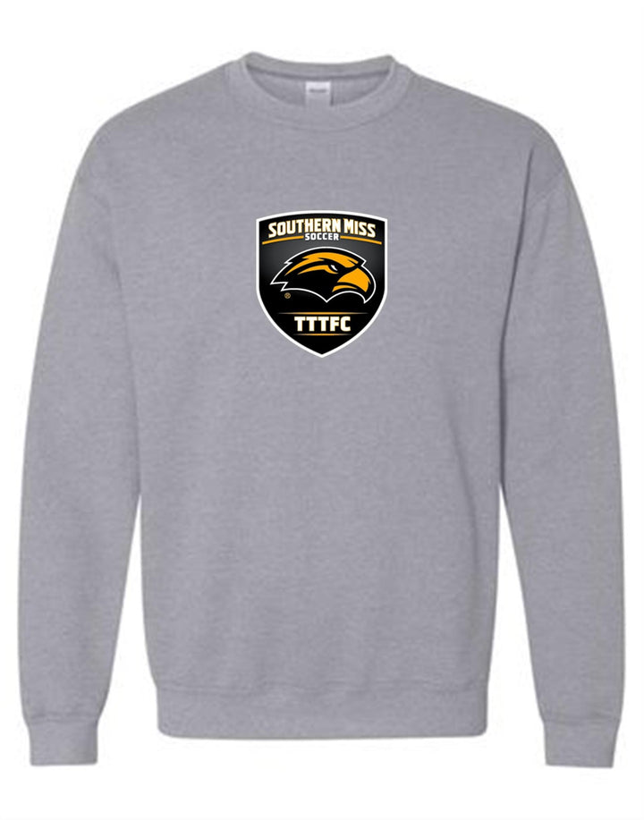 Southern Miss Crew Neck Sweatshirt Southern Miss Sport Grey Mens Small - Third Coast Soccer