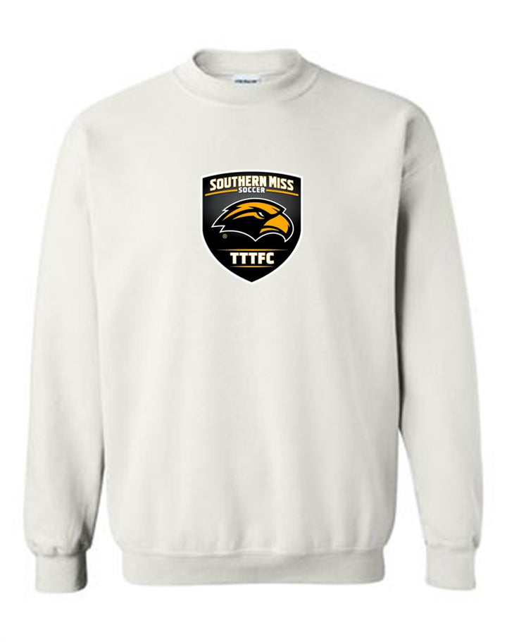 Southern Miss Crew Neck Sweatshirt Southern Miss White Mens Small - Third Coast Soccer