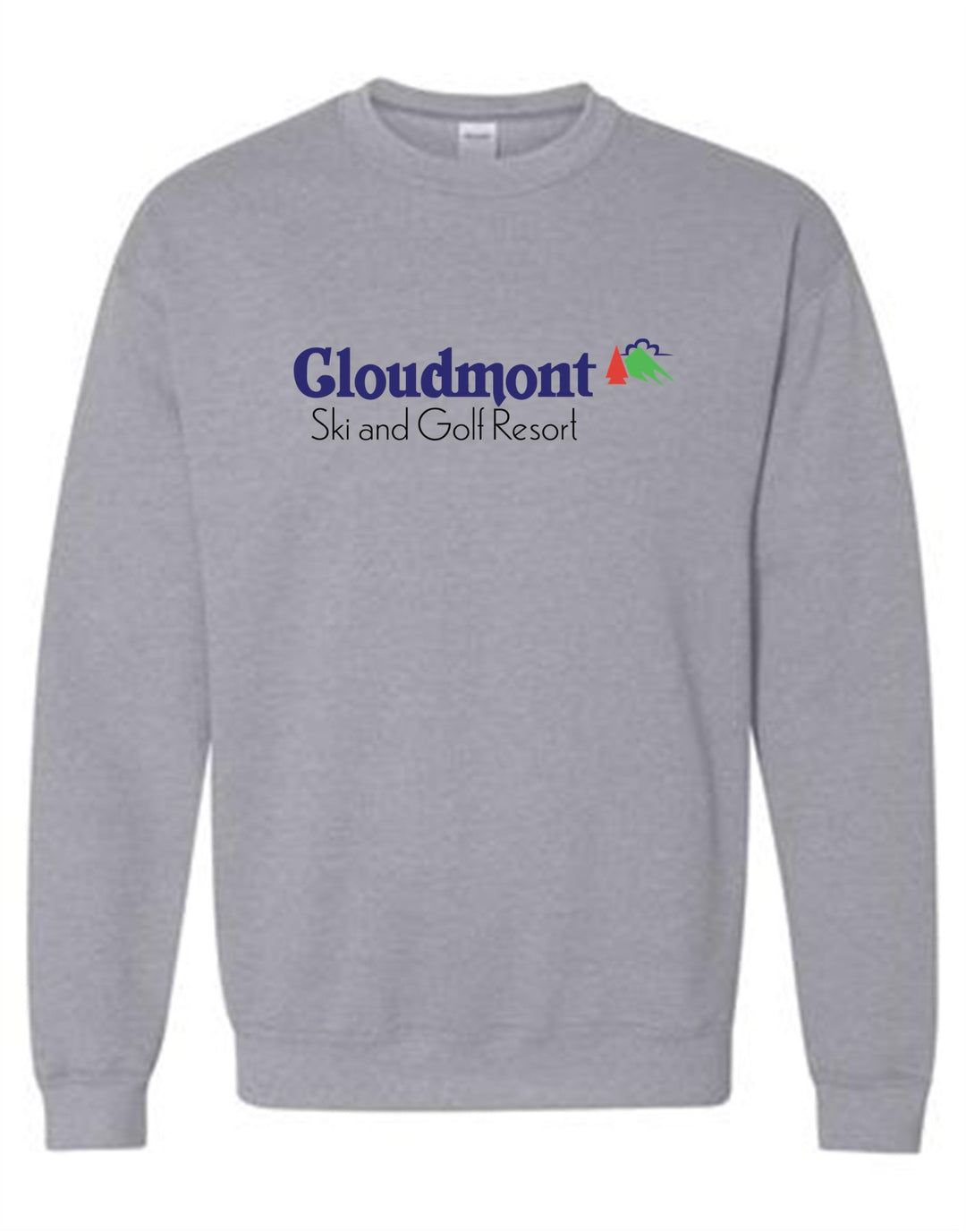 Cloudmont Ski & Golf Resort Crewneck Sweatshirt Cloudmont Ski & Golf Sport Grey Youth Small - Third Coast Soccer