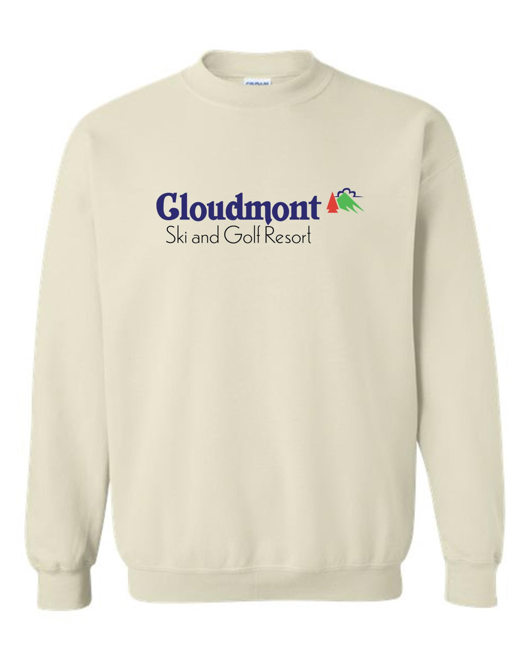 Cloudmont Ski & Golf Resort Crewneck Sweatshirt Cloudmont Ski & Golf Sand Youth Small - Third Coast Soccer