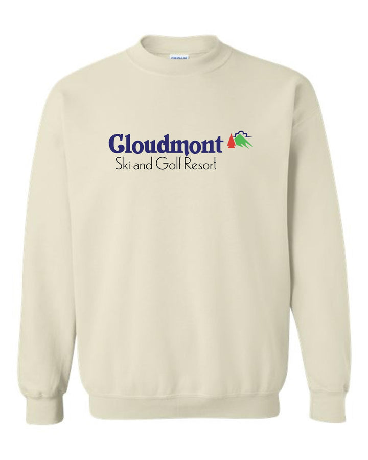 Cloudmont Ski & Golf Resort Crewneck Sweatshirt Cloudmont Ski & Golf Sand Youth Small - Third Coast Soccer