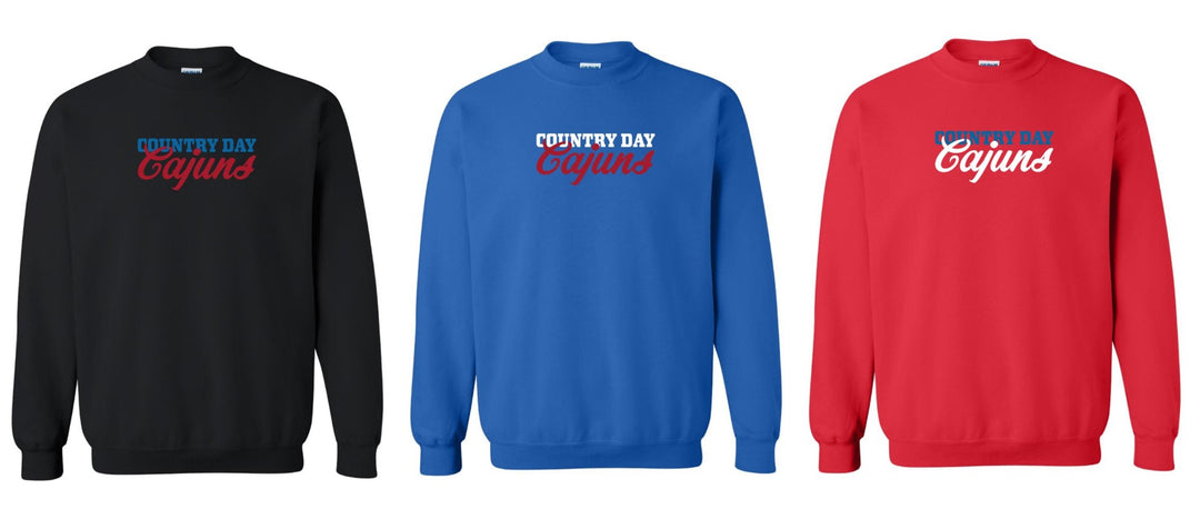 Country Day Wordmark Crewneck Sweatshirt