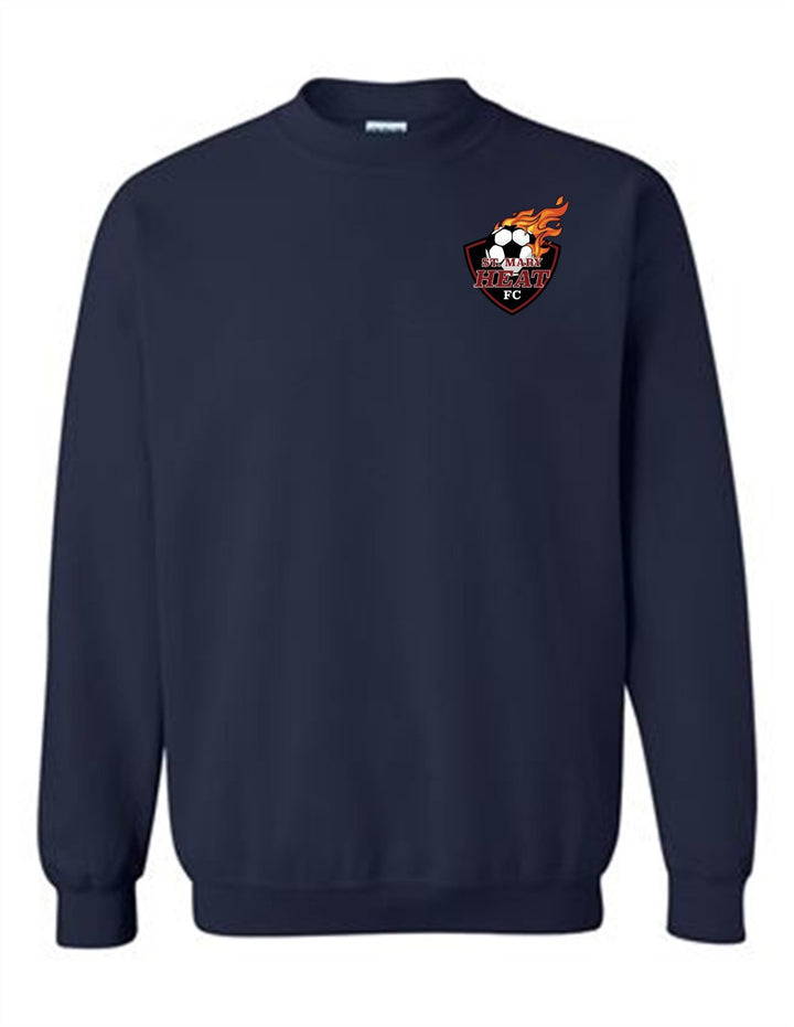 St. Mary Heat Crewneck Sweatshirt St. Mary Spiritwear Navy Youth Small - Third Coast Soccer