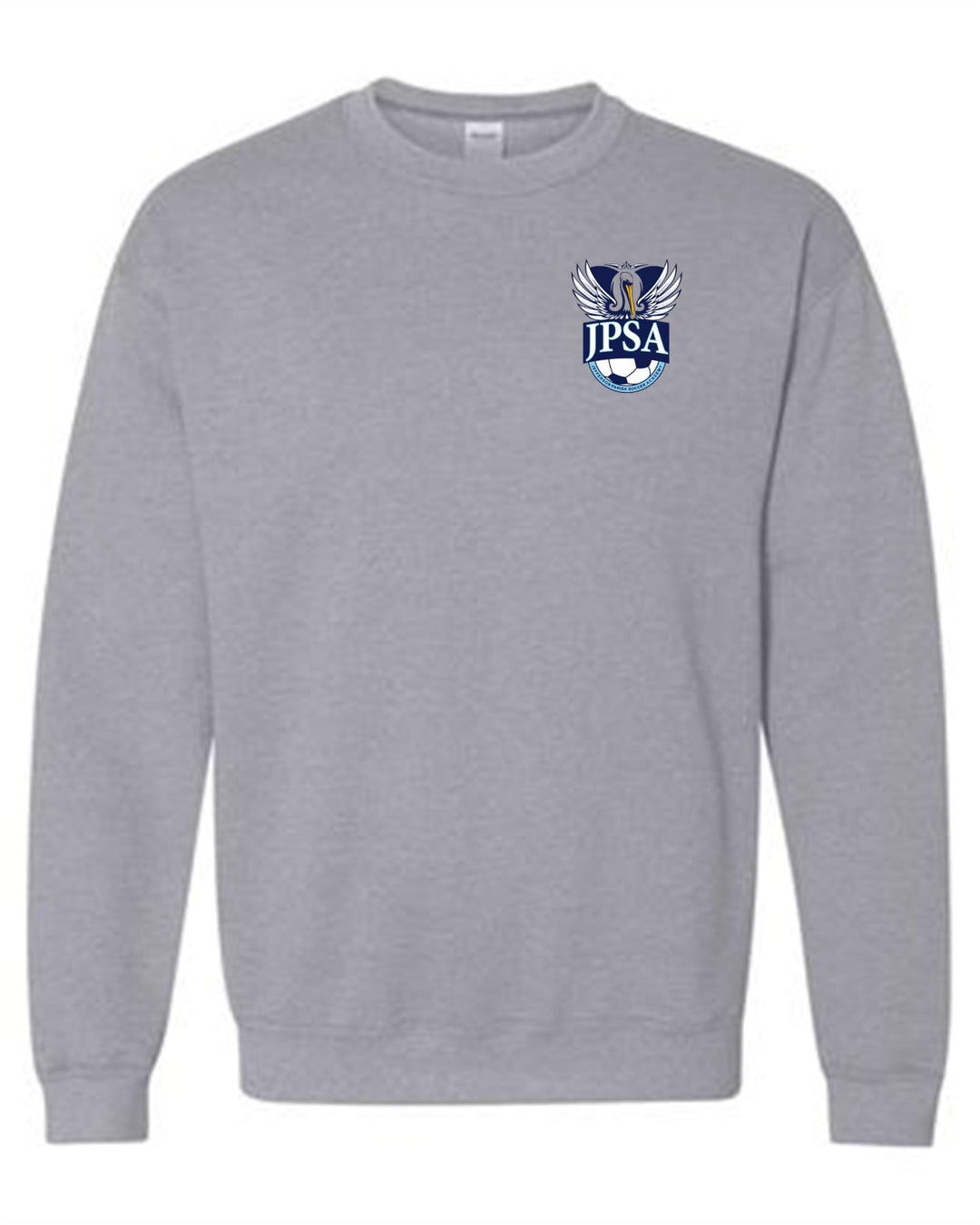 JPSA Logo Crewneck Sweatshirt JPSA Spiritwear Sport Grey Youth Small - Third Coast Soccer