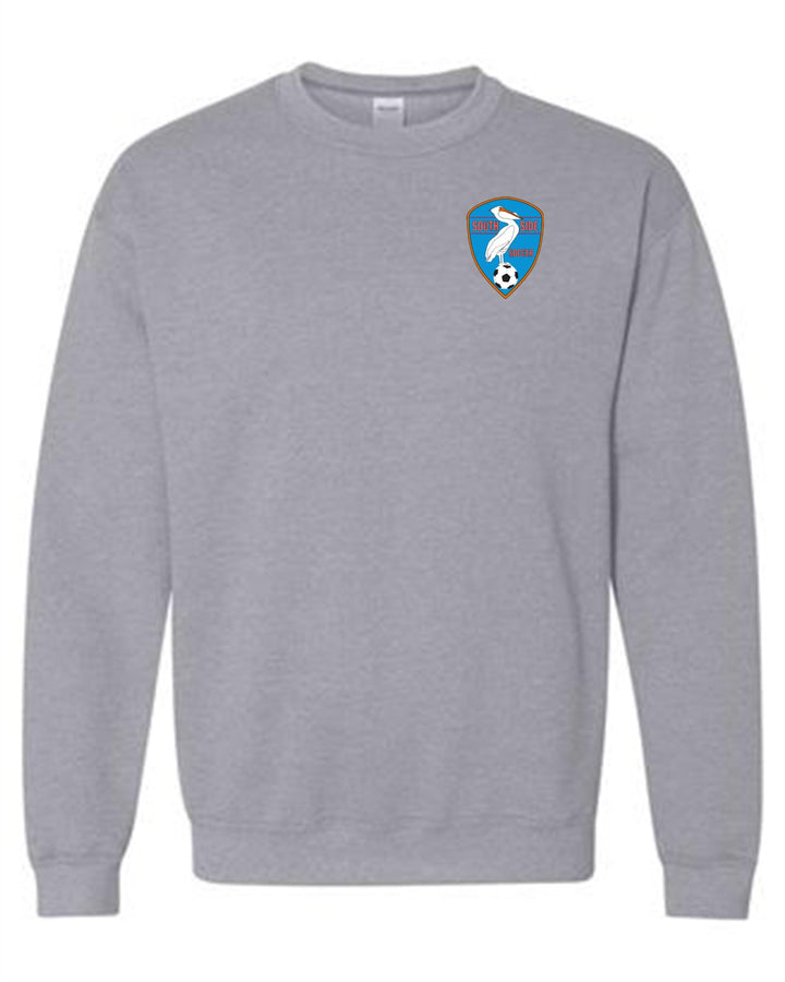 Southside Youth Soccer Crew Neck Sweatshirt SYS Spiritwear Sport Grey Youth Small - Third Coast Soccer