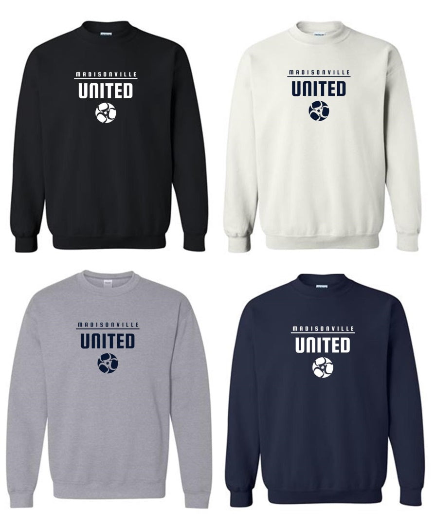 Madisonville United Crew Neck Sweatshirt Madisonville United Spiritwear - Third Coast Soccer