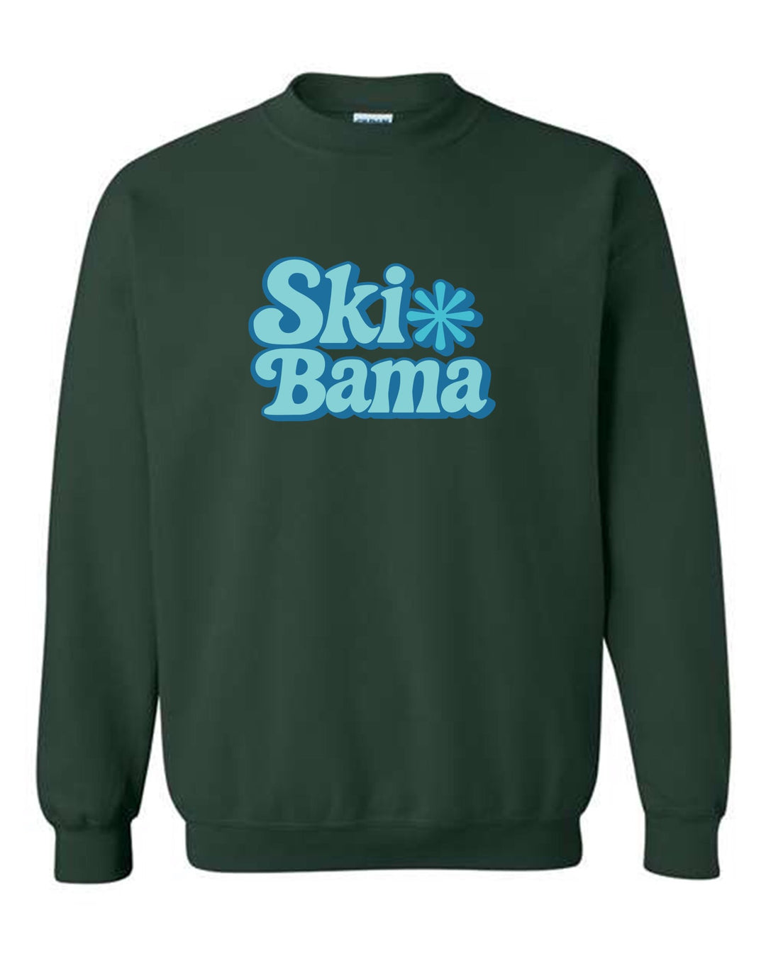 Ski Bama Crew Neck Sweatshirt Ski Bama 2 Forest Youth Small - Third Coast Soccer