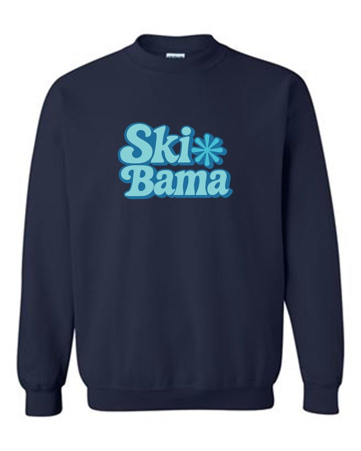 Ski Bama Crew Neck Sweatshirt Ski Bama 2 Navy Youth Small - Third Coast Soccer