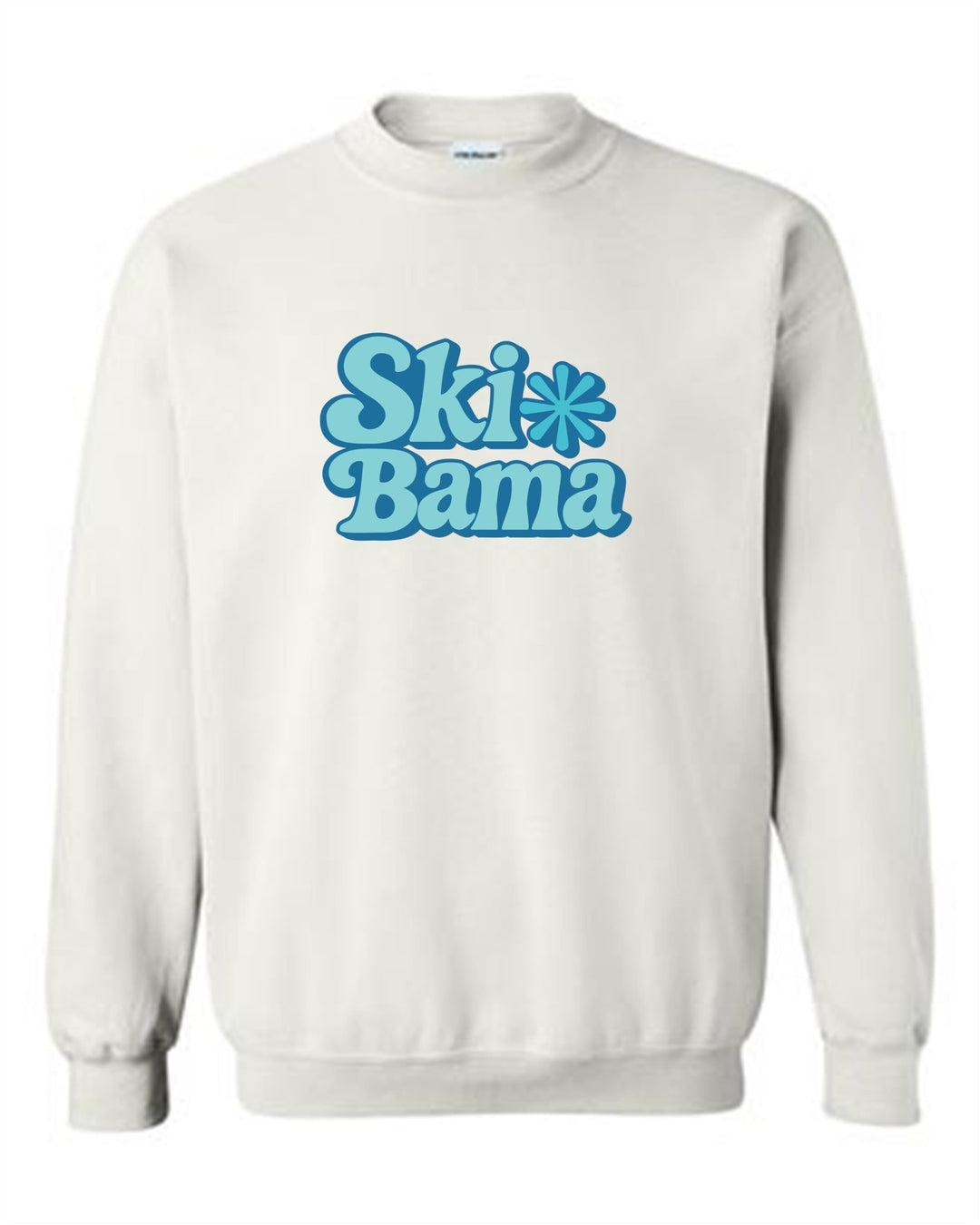 Ski Bama Crew Neck Sweatshirt Ski Bama 2 White Youth Small - Third Coast Soccer