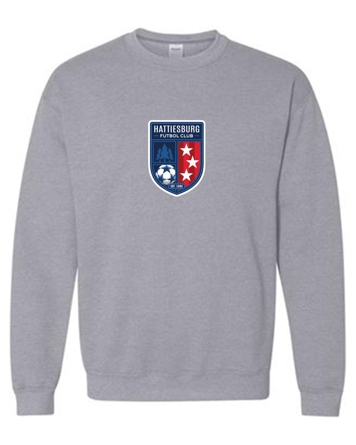 HFC Crew Neck Sweatshirt HFC Spirtwear Sport Grey Youth Small - Third Coast Soccer