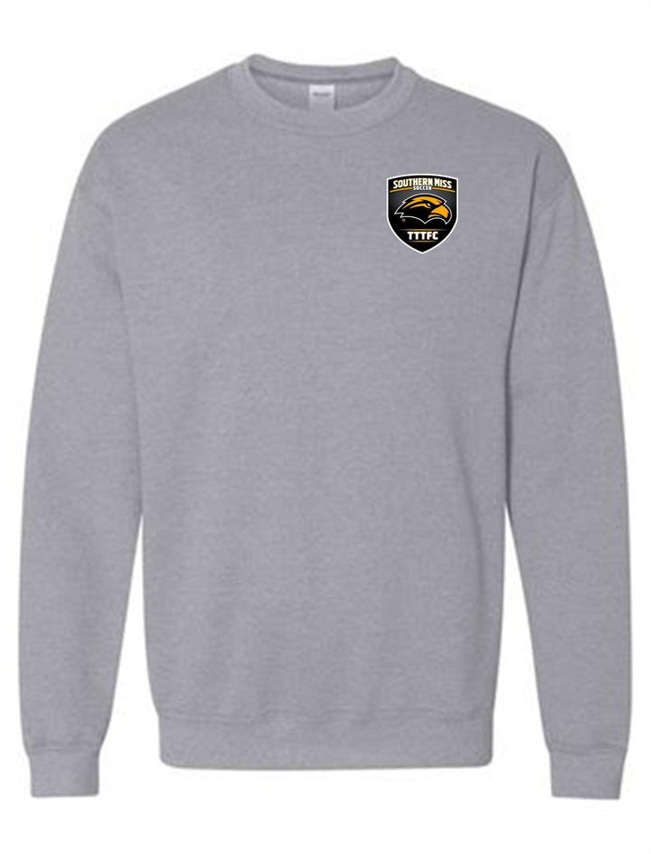 Southern Miss Crew Neck Sweatshirt Southern Miss Sport Grey Mens Small - Third Coast Soccer