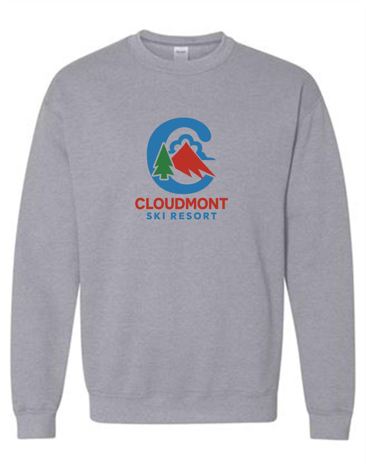 Cloudmont Ski Resort Crewneck Sweatshirt C CSR Sport Grey Youth Small - Third Coast Soccer