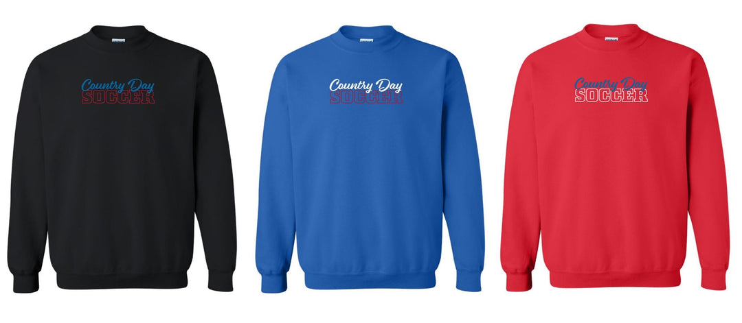 Country Day Soccer Wordmark Crewneck Sweatshirt
