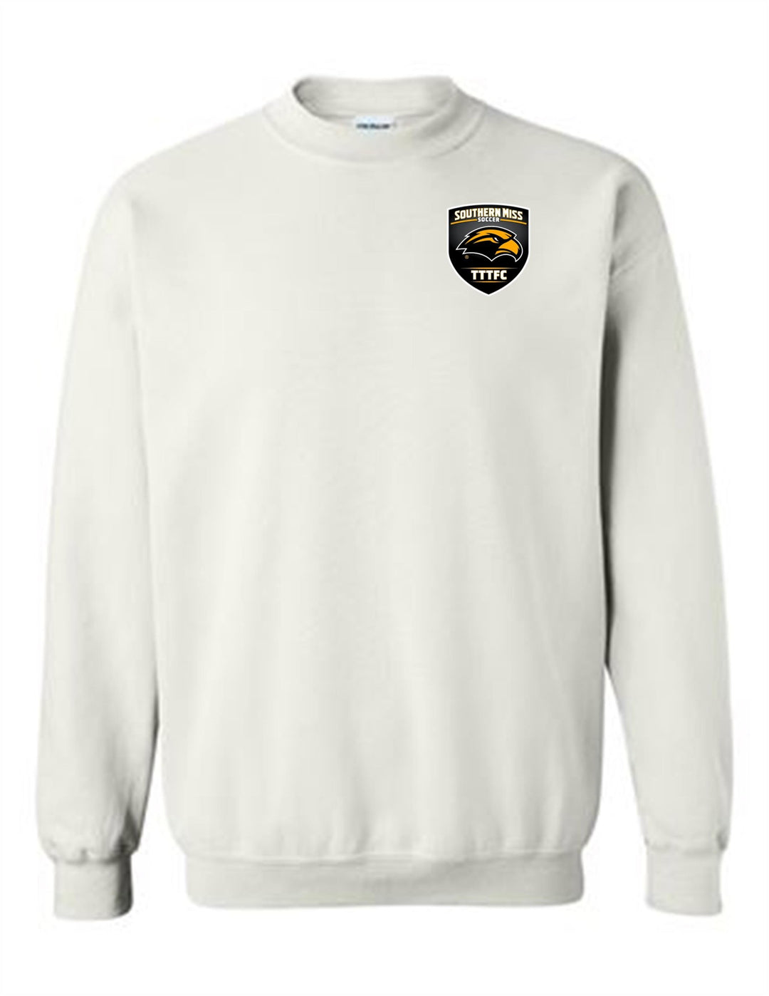 Southern Miss Crew Neck Sweatshirt Southern Miss White Mens Small - Third Coast Soccer