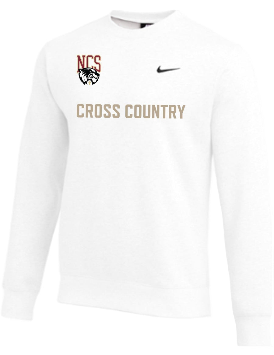 Nike NCS Cross Country Men's Training Team Club Crew - White NCS Cross Country - Third Coast Soccer